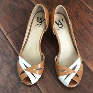 Diana Warner open toe heel